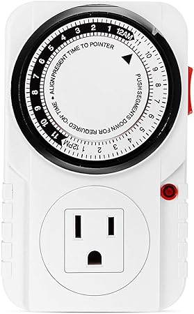 Top Grower Analog Timer - Single Outlet 120v