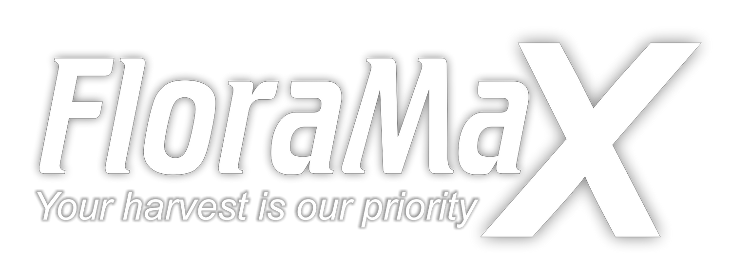 Logo. FloraMax Your harvest is our priority