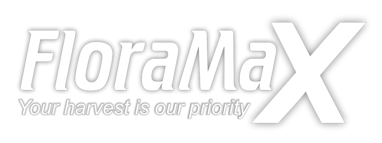 Logo. FloraMax Your harvest is our priority