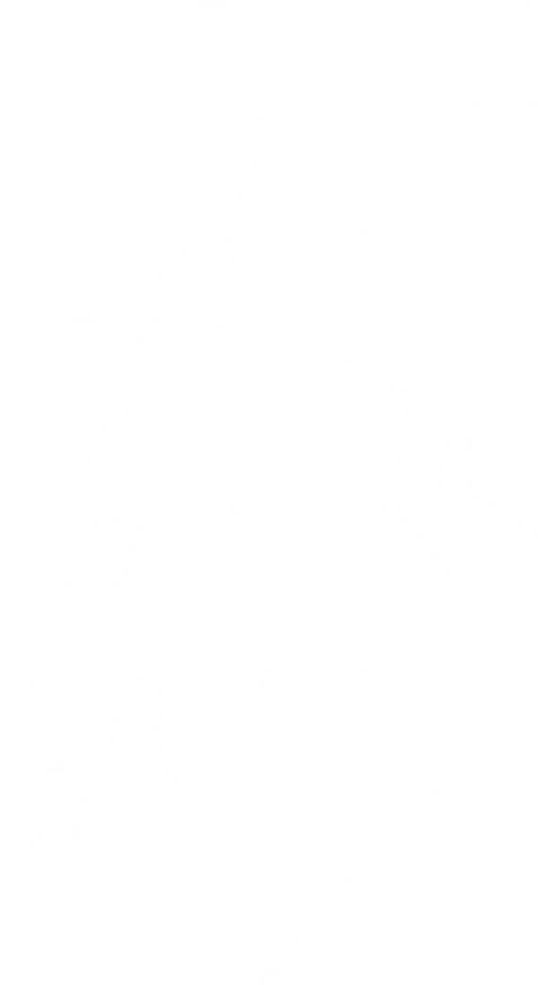 Taproot Hydroponics Logo: Large T with roots