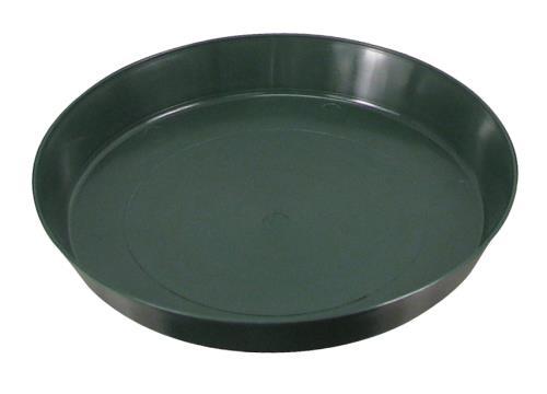 Green Premium Plastic Saucer 10 in