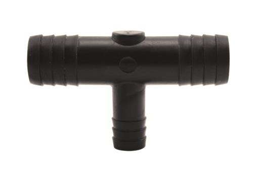 Hydro Flow Barbed Reducer Tee 1/2 in to 1/4 in